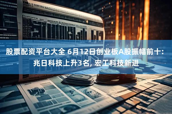 股票配资平台大全 6月12日创业板A股振幅前十: 兆日科技上升3名, 宏工科技新进